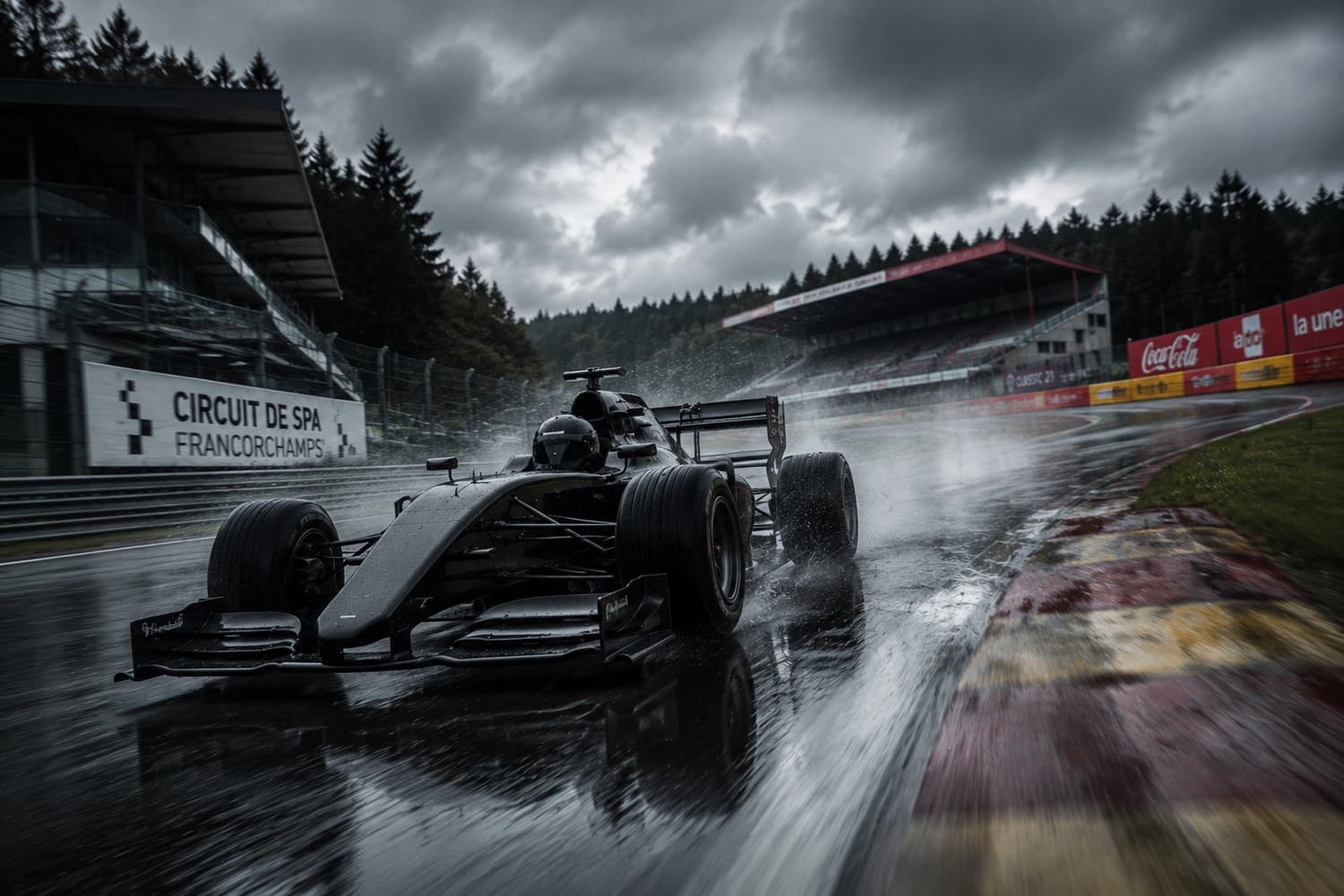 F4 car on track at Spa-Francorchamps